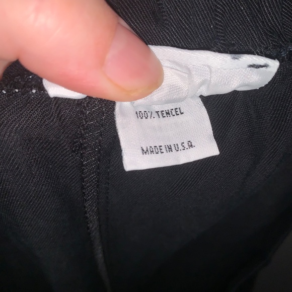 Bryn Walker Wide Leg 100% Tencel Black Pants S - Picture 3 of 10